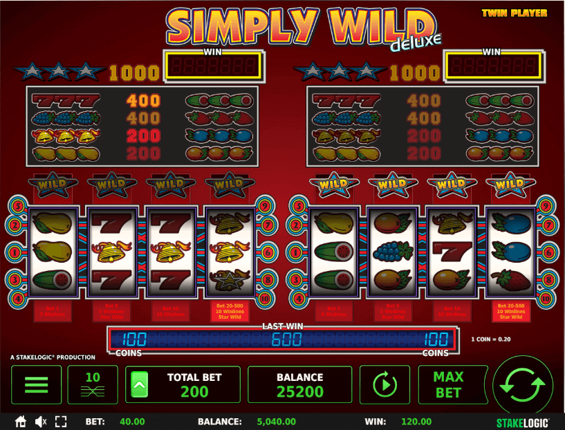 stakelogic simply wild deluxe